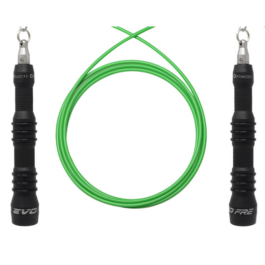 EVO FRE Speed Rope with Neon Green Cable