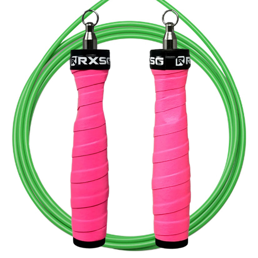 Original Rx Jump Rope 2.0, Poppin Pink Handle & Neon Green Cable