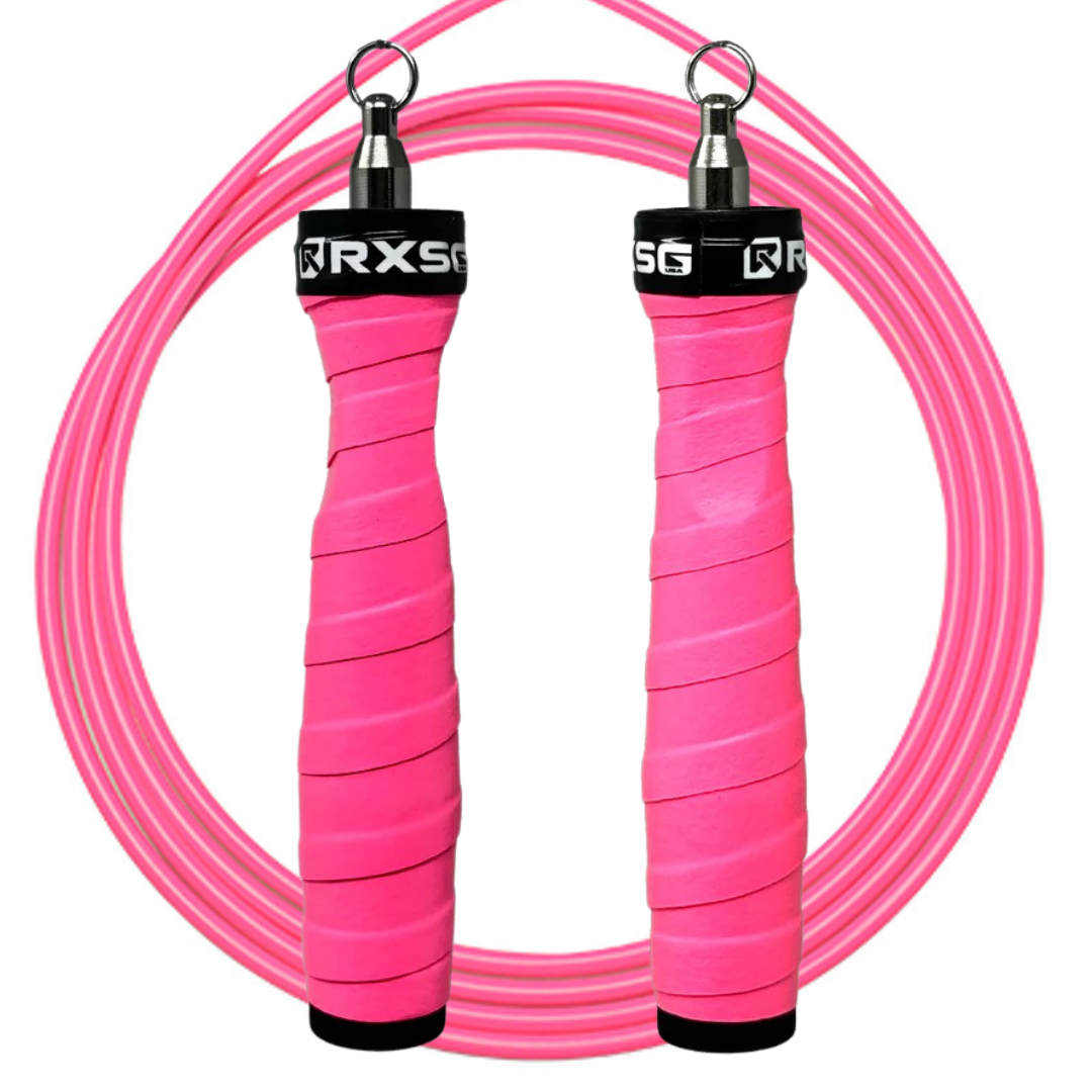 Original Rx Jump Rope 2.0, Poppin Pink Handle & Neon Pink Cable