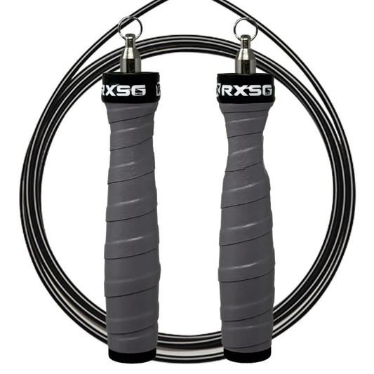 Original Rx Jump Rope 2.0, Gauntlet Grey Handle & Black Cable