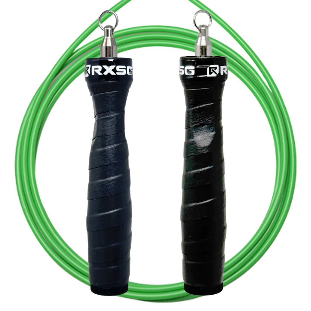 Original Rx Jump Rope 2.0, Black Ops Handle & Neon Green Cable
