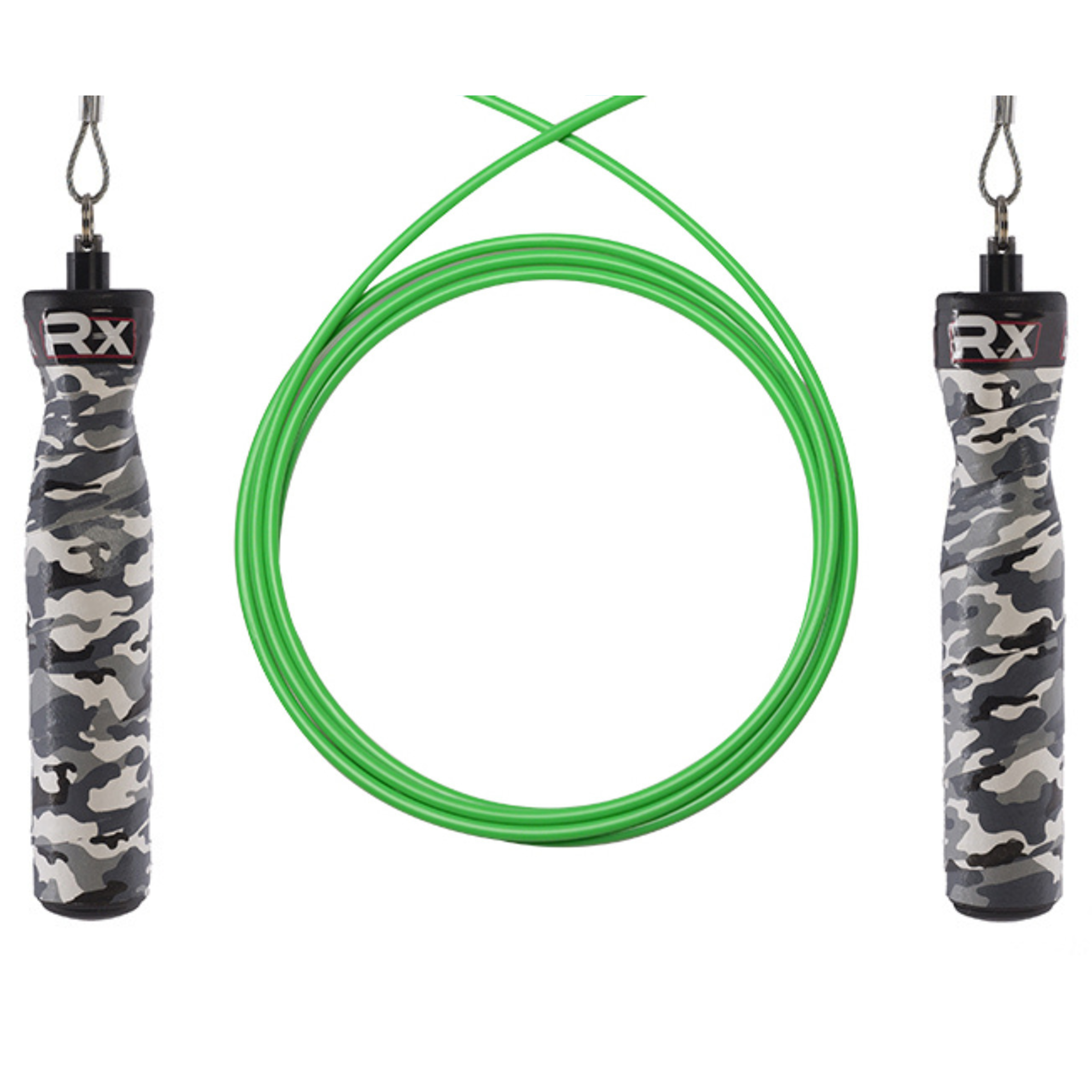 Jump Rope Green Handle Red Rope Original Rx Jump Rope, Sniper Handle & Neon Green Cable – RX Smart Gear ...