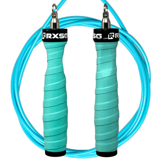 Original Rx Jump Rope 2.0, Sea Breeze Handle & Teal Cable