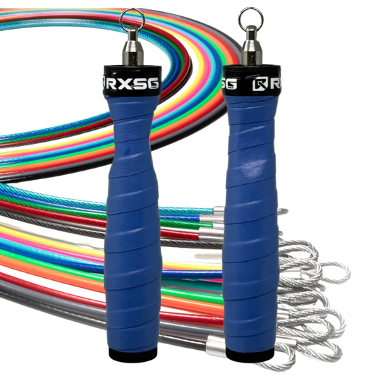 Original Rx Jump Rope 2.0, Bionic Blue Handle & Odds Ends Cable