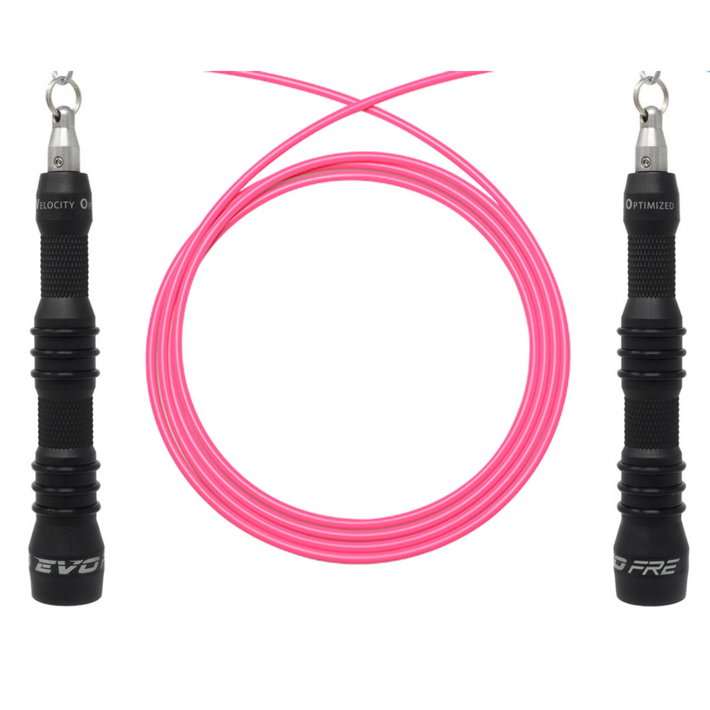 EVO FRE Speed Rope with Neon Pink Cable