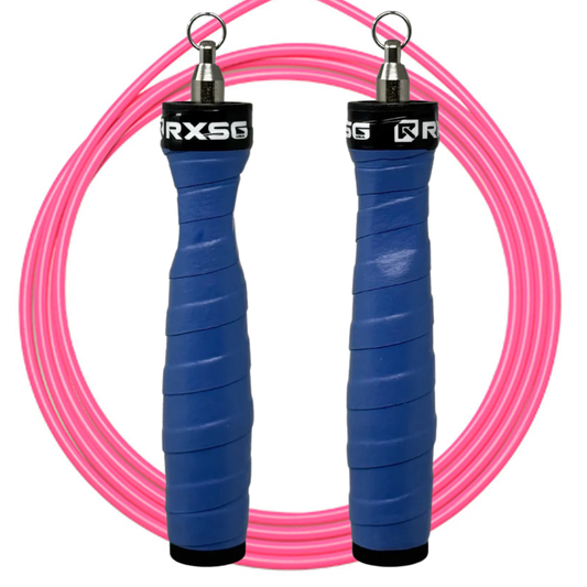 Original Rx Jump Rope 2.0, Bionic Blue Handle & Neon Pink Cable