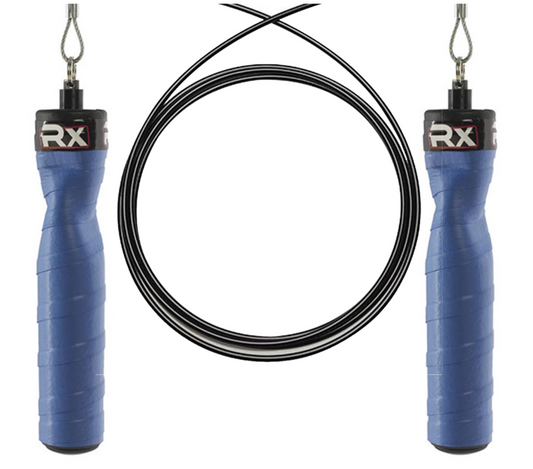 Original Rx Jump Rope, Bionic Blue Handle & Black Cable