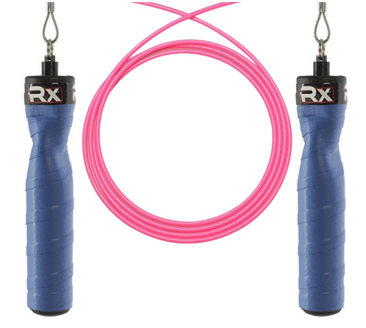 Original Rx Jump Rope, Bionic Blue Handle & Neon Pink Cable