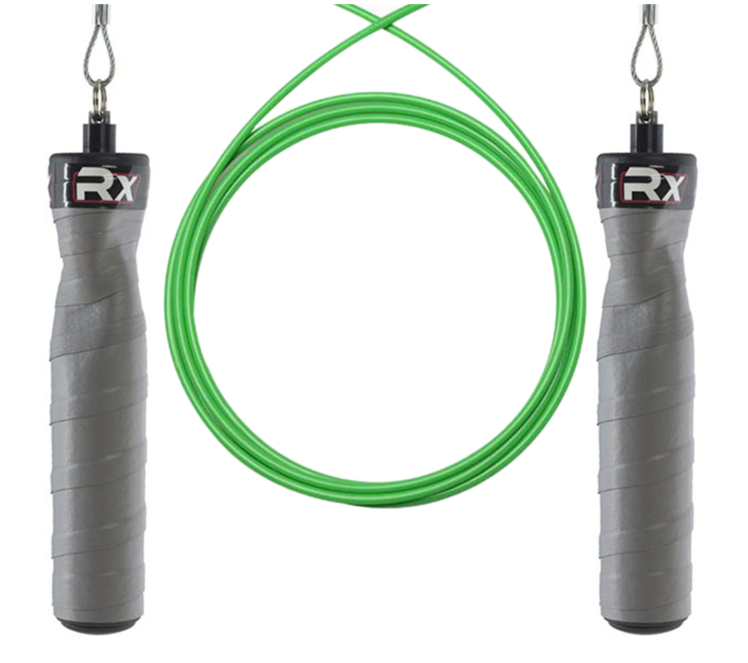 Original Rx Jump Rope, Gauntlet Grey Handle & Neon Green Cable β RX ...