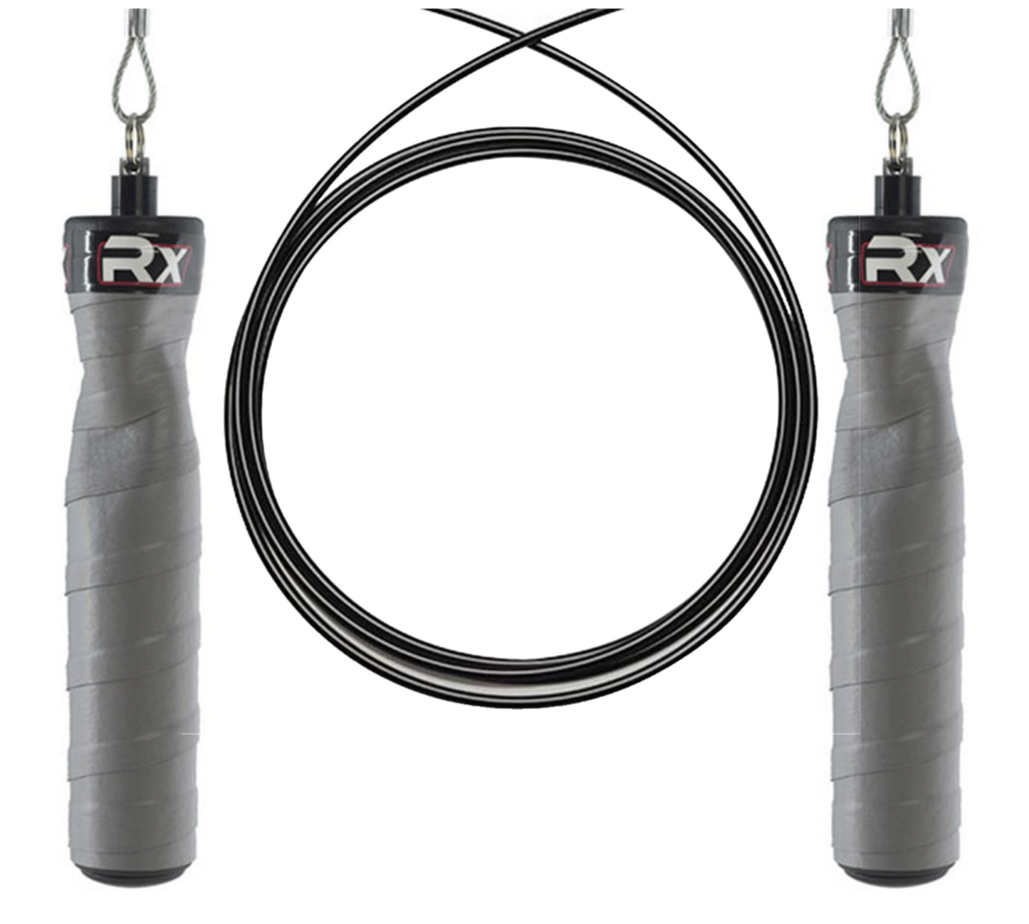 Original Rx Jump Rope, Gauntlet Grey Handle & Black Cable